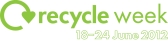 Recycle Week 2012 logo with date